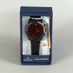 George Men's Analog Casual Wristwatch Stainless Steel Bracelet